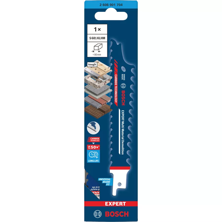 Lame EXPERT Multi Material Demolition S681KLHM BOSCH